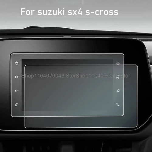 Imagen 1 del producto Película protectora de pantalla de vidrio templado para suzuki sx4 s-cross 2022, 7 pulgadas o 9 pulgadas, radio de infotación para coche, navegación GPS Interior