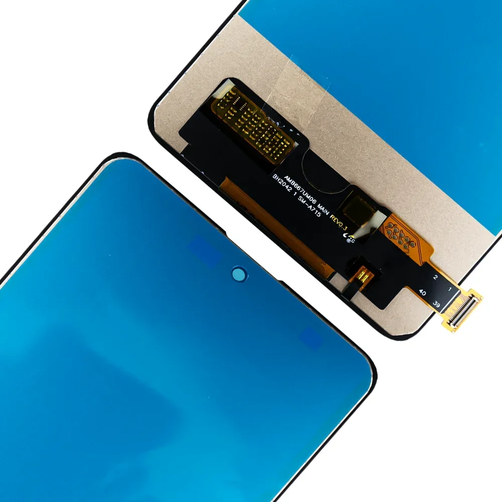 A715 Display For Samsung Galaxy A71 LCD Touch Screen  Digitizer A715F Digitizer Assembly Replacement Parts