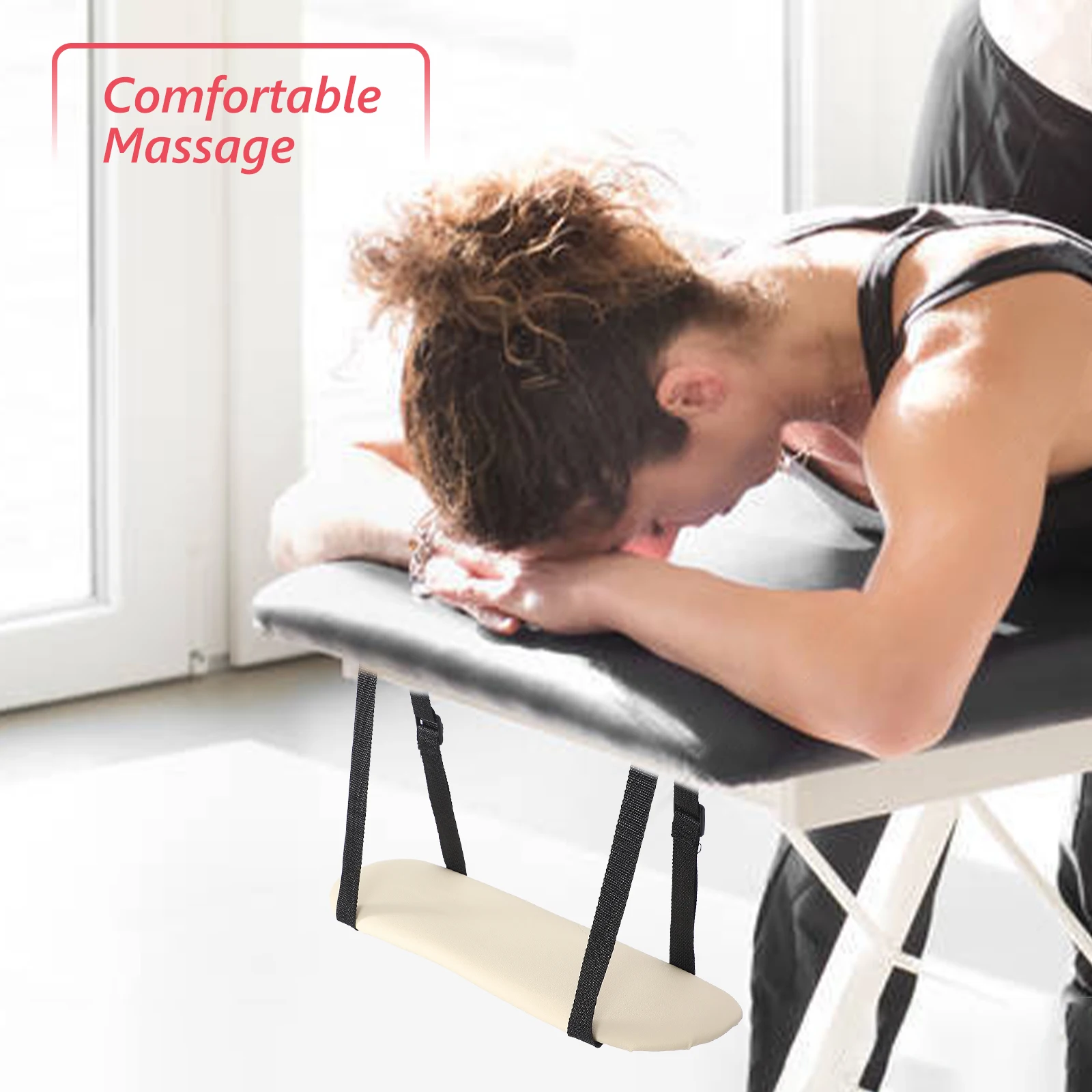 

Portable Foldable Armrest Support for Massage Beds Beauty Bed Hand Plate Accessory Ergonomic Design Hanging Arm Tool