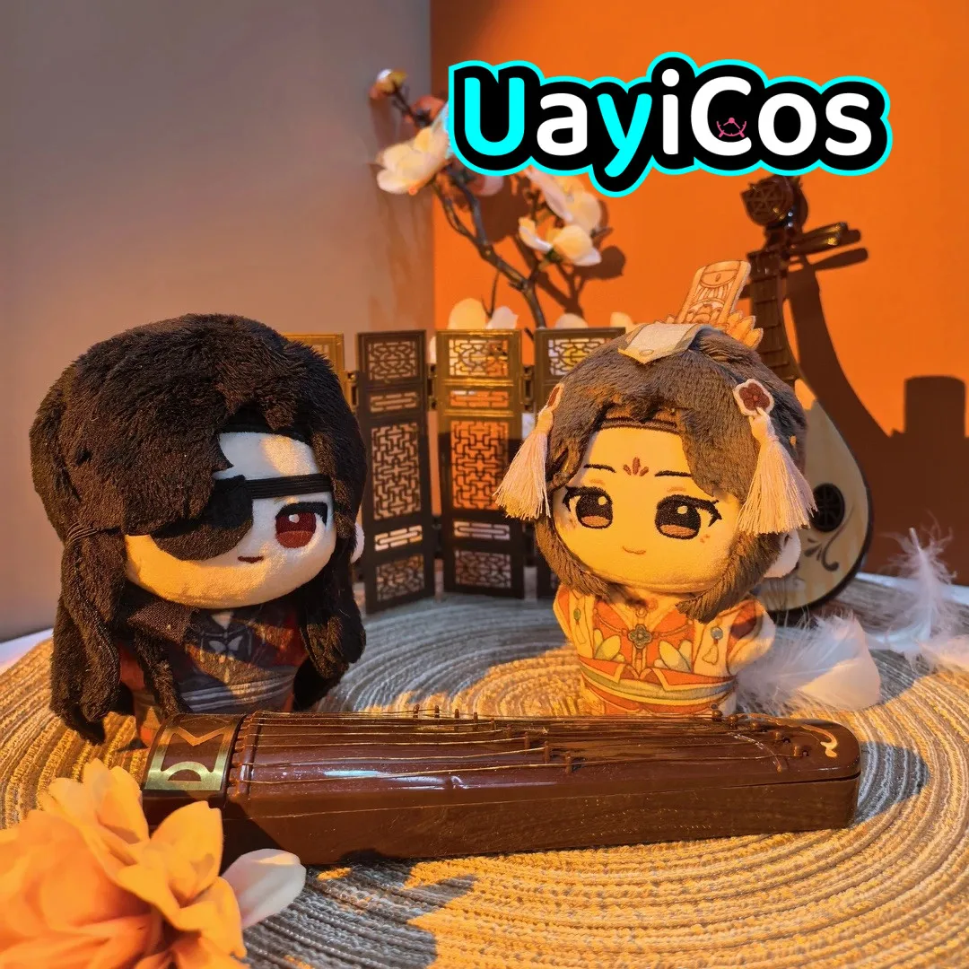 

В наличии 10 см официальный Huacheng Xielian Tian Guan Ci Fu мягкая плюшевая кукла одежда брелок подушка аниме игра игрушка детский подарок