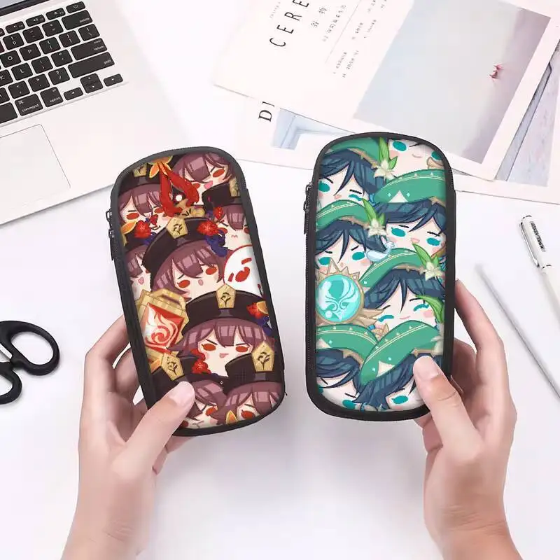 Genshin Impact Collaboration Merchandise Venti Hu Tao Paimon Stationery First Grade Elementary Middle School Student And Girls A