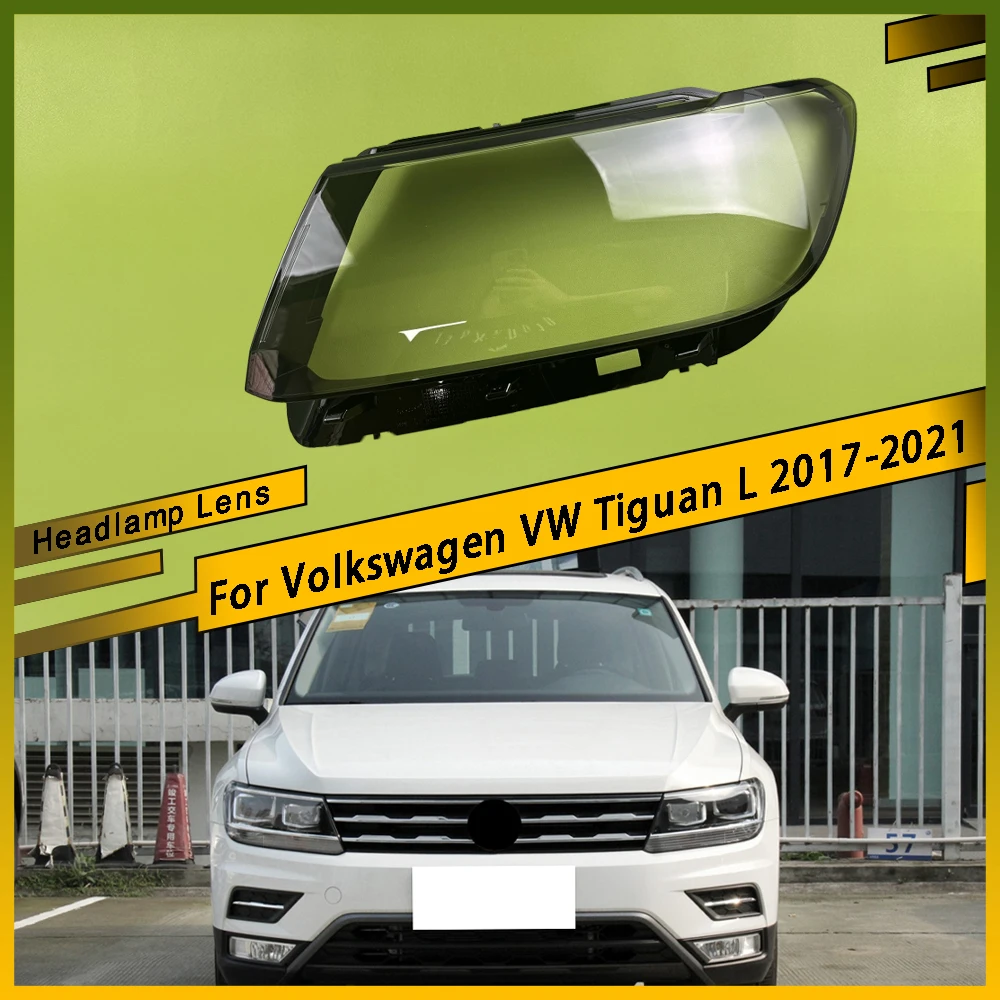 

For Volkswagen VW Tiguan L 2017 2018 2019 2020 2021 Transparent Headlamp Cover Headlight Lens Shell Lampshade Shell Left Right