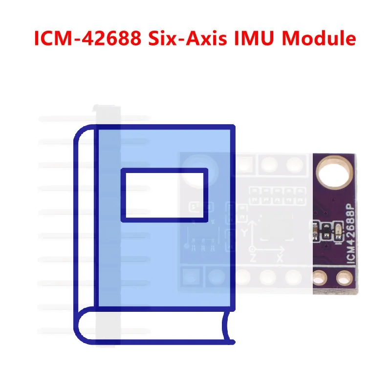 

High PerformanceICM-42688 Six-Axis IMU Module 6-Axis Attitude Sensor Module Supports IIC SPI Driver