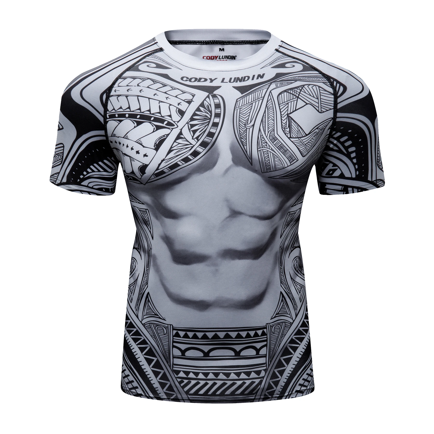 Men Fightwear Combat T-shirts Short Sleeve Skinny jiu jitsu No Gi Rashguard Boxing Jersey Masculine Training Gym Tops
