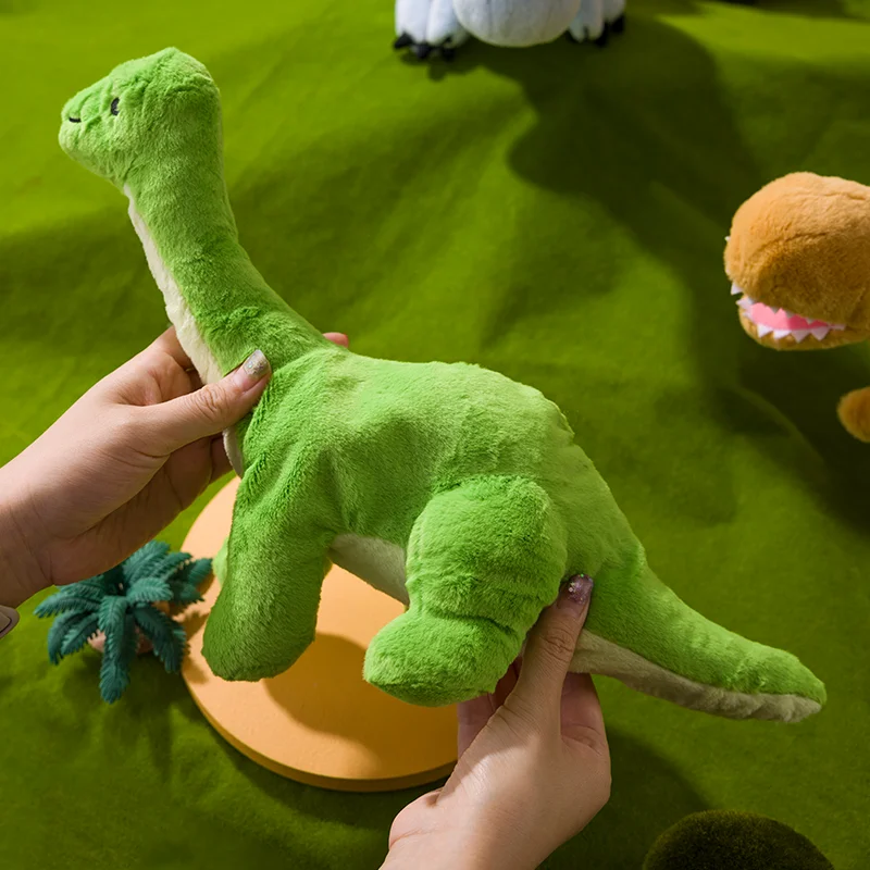

Jurassic cartoon dinosaur plush toy that can be stored in the shape of a dinosaur egg, a delightful surprise gift for children