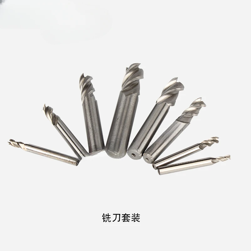 

Super Hard Straight-Shank End Mill Lengthened Extra Long White Steel Milling Cutter 4 Blade Milling Machine Accessories Milling