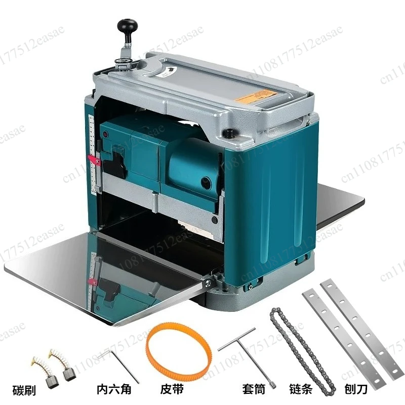 1850W 220V Multi-function Electric Planer Woodworking Power Tool Home Single-Sided Fully Automatic Desktop Machinery Wood Planer