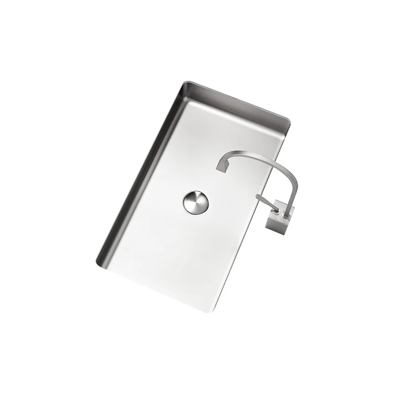 304 stainless steel countertop basin, hotel bathroom sink embedded, single basin