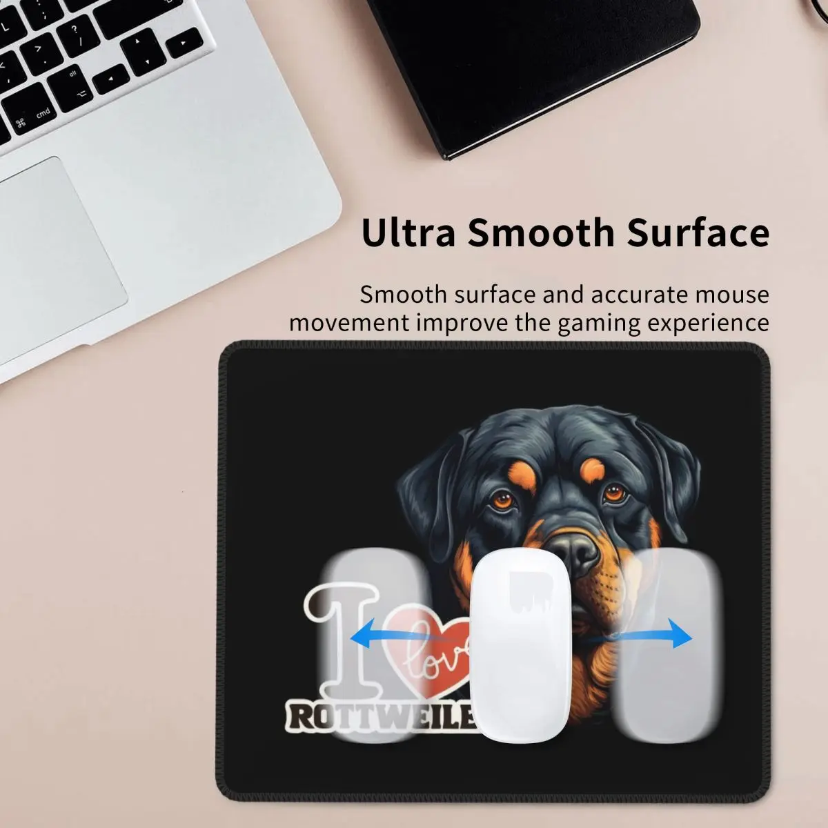 

Коврик для мыши для собак Ротвейлера, коврик для мыши, компьютерная клавиатура, коврик для мыши, геймерский ПК, ноутбук, настольный коврик, офисные аксессуары, настольные коврики
