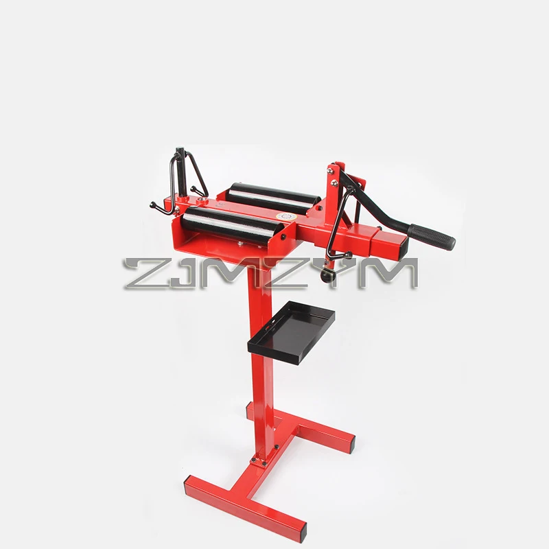 Manual Tire Spreader Portable Tire Changer with Stand Adjustable Tire Spreader Tool for Light Truck and Car Color Send Randomly