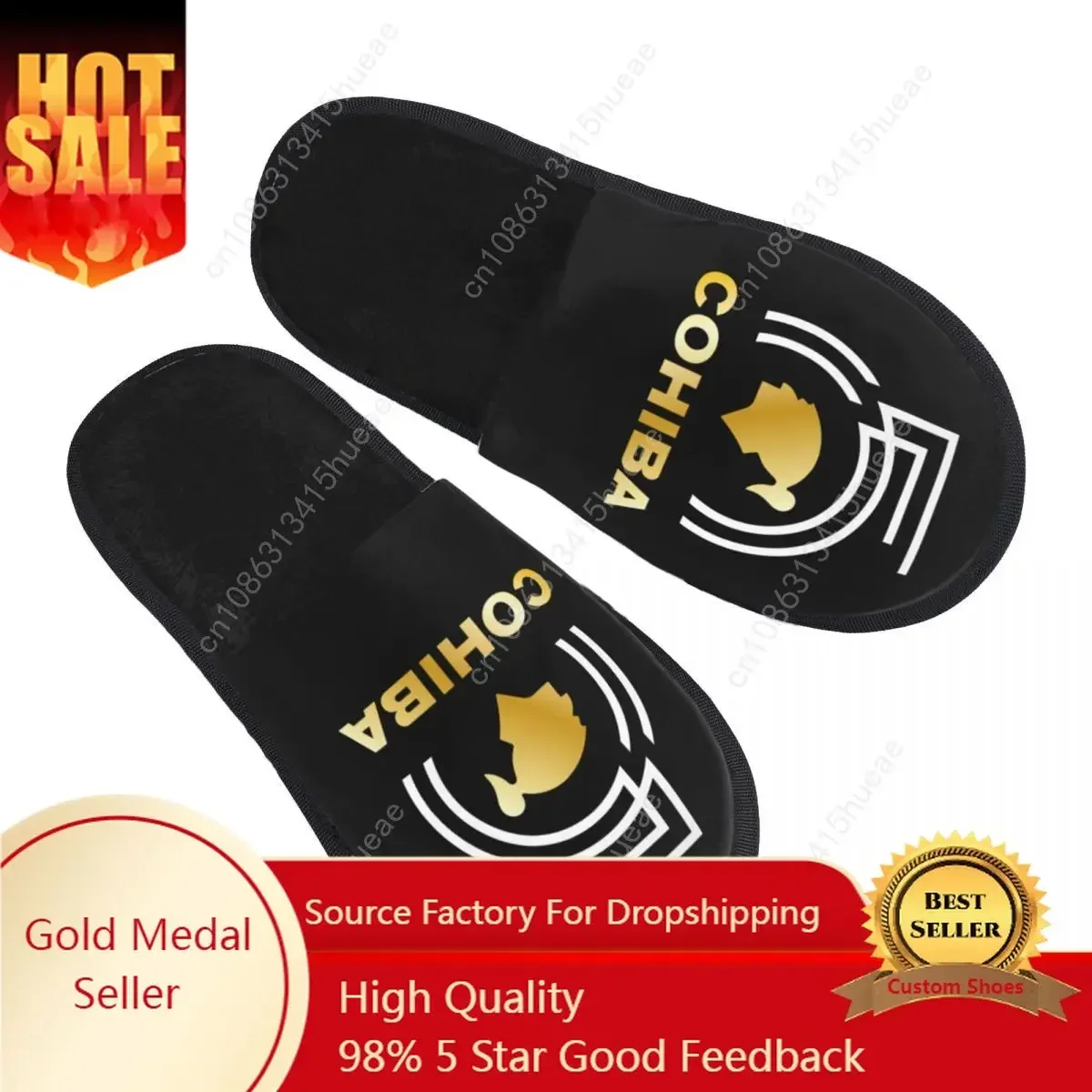 

Cuban Cohiba Cigars Memory Foam Slippers Women Cozy Warm House Slippers