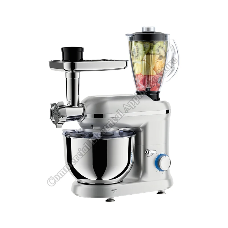 Food Mixers Multifunctional Juicer Electric Fruit Mixer and Meat Grinder Mixer Planetary Household Beater Vertical Dough Mixer