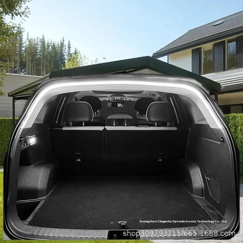 Premium LED Strip Lighting for Car Trunk Interior Décor with Auto Sensors & Tail Box Lights