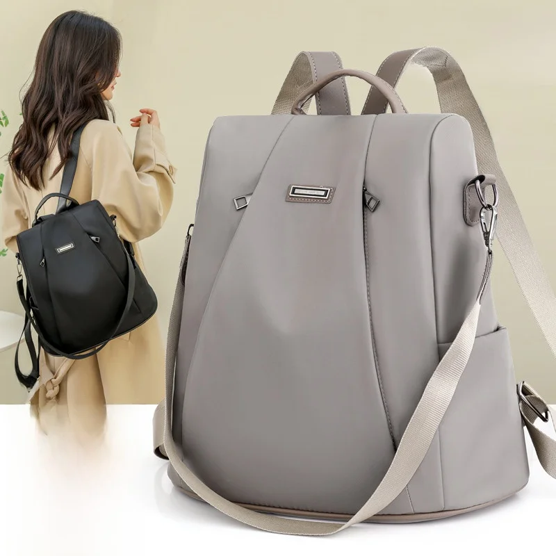 

Fashionable Large Capacity Anti-Theft Travel Backpack Women's Spring Summer Trendy Korean Style Versatile Simple Design Backpack