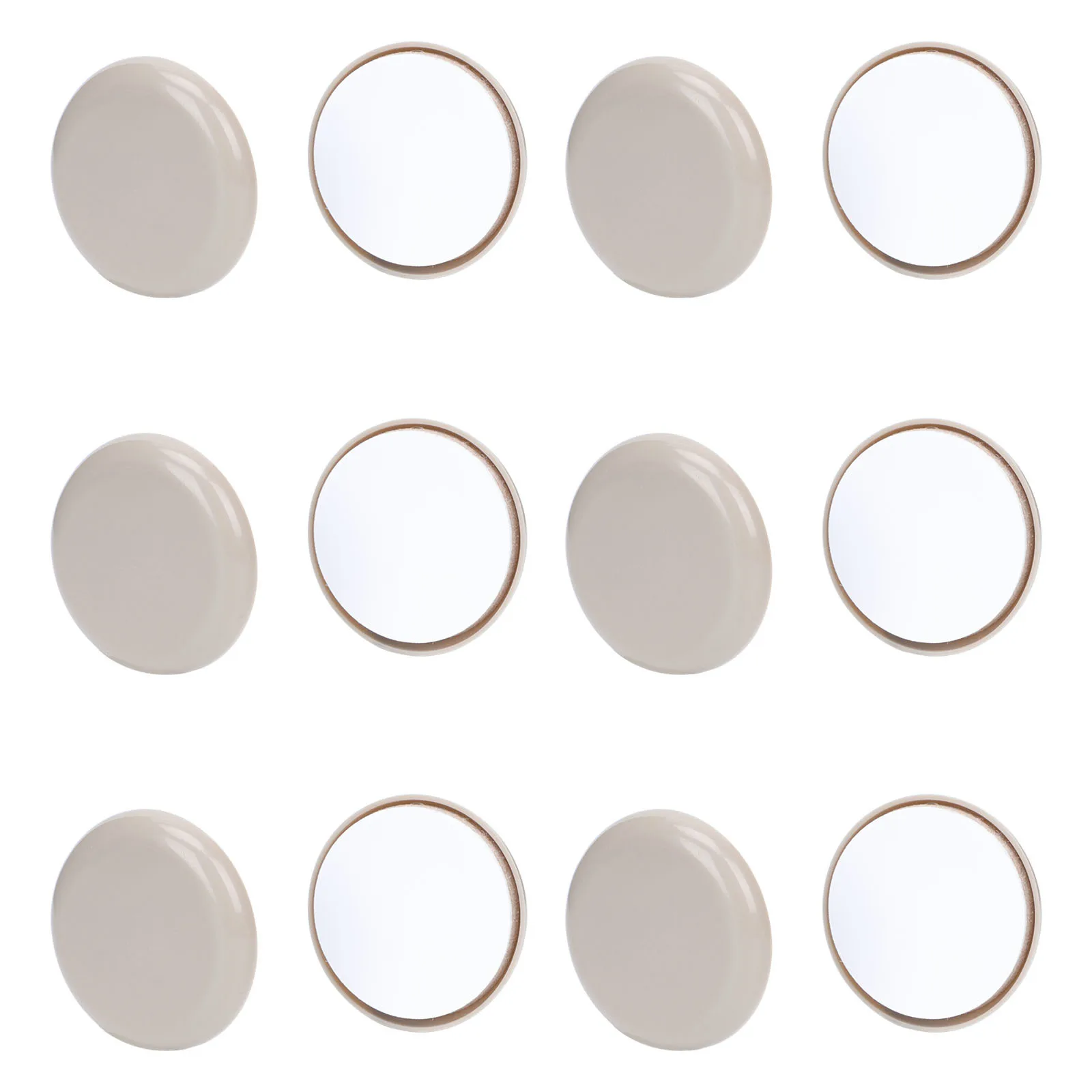 

12Pcs Silent Furniture Leg Bottom Gliding Pads Round Self-Adhesive Chair Desk Feet Floor Protectors Sliding Mats