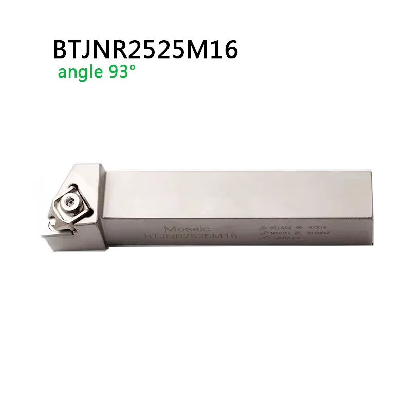 1pc BTENN BTJNR BWLNR BCLNR BDJNR BVVNN BVJNR 25mm 150mm Length CNC Lathe B-Type Large Platen White Holder External Turning Tool