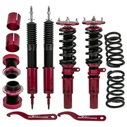 4pcs/set Coilover Lower Shocks Adj Height Shocks For BMW 3 Series E90 2006-2013 Red