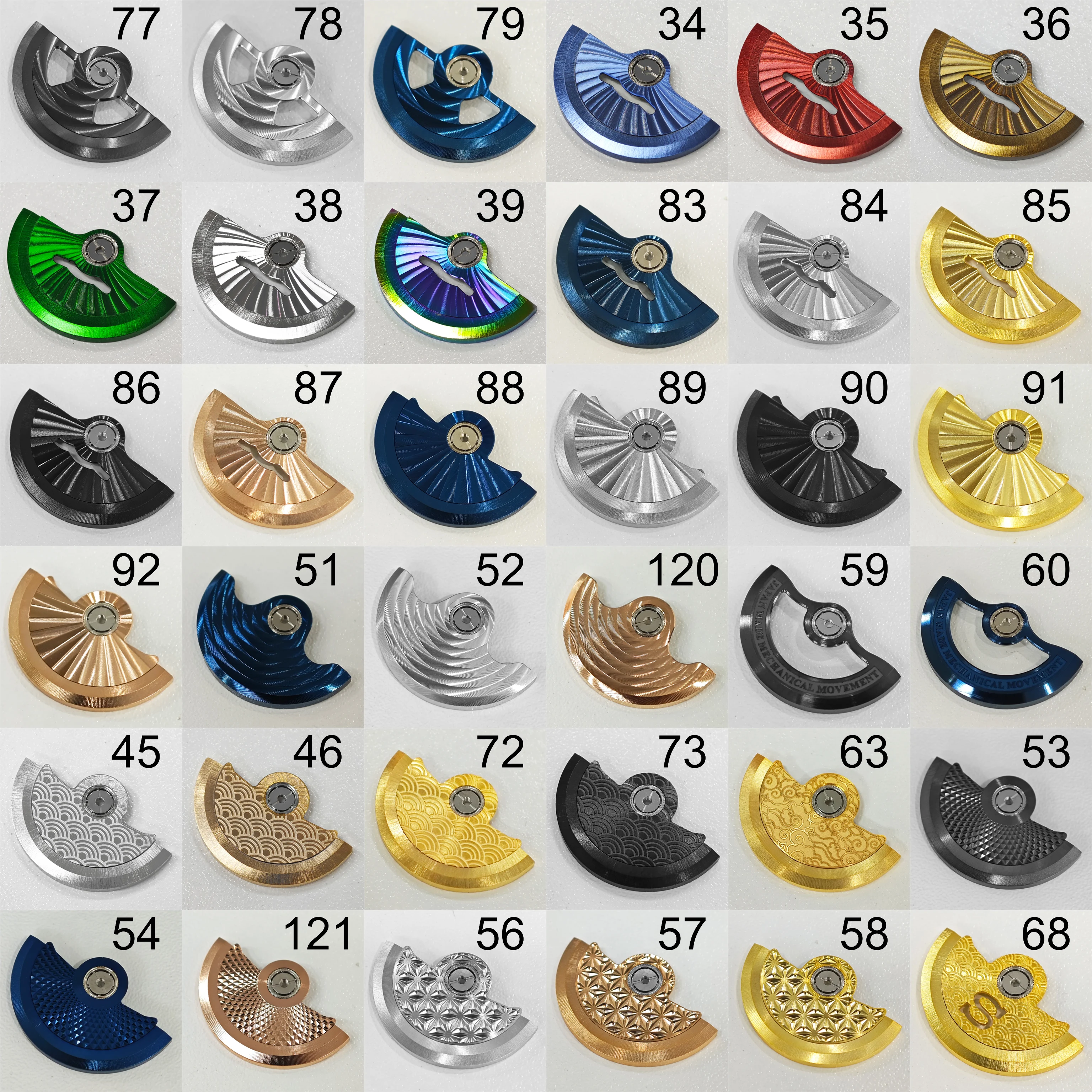 カスタマイズされた振動ローター,互換性のある部品,nh35,nh36,nh34,nh35,nh38,nh39,4r