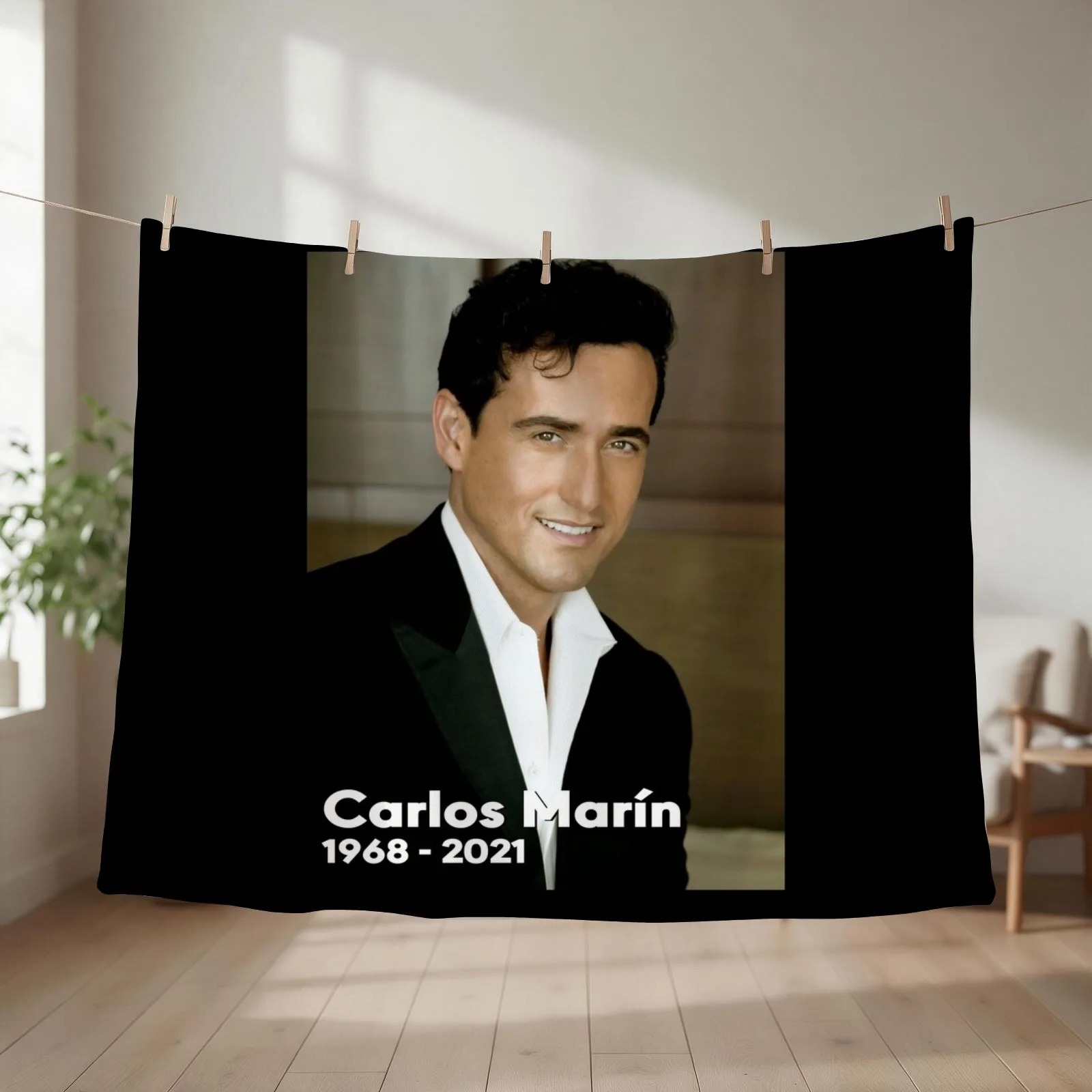 Il Divo Remember Carlos Marin 1968 - 2021 Throw Blanket couch cozy soft plush fuzzy picnic outdoor blanket
