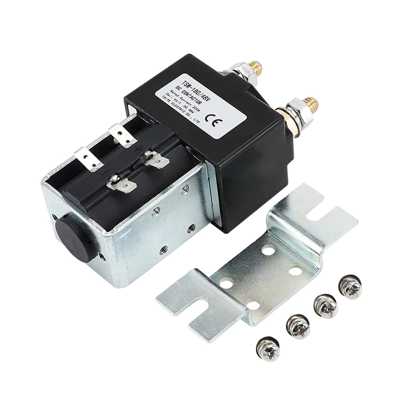 SW180 Normally Open 200A DC Contactor ZJW200A DC Contactor For Electrical Winch Contactor 12V 24V 48V 60V 72-80V