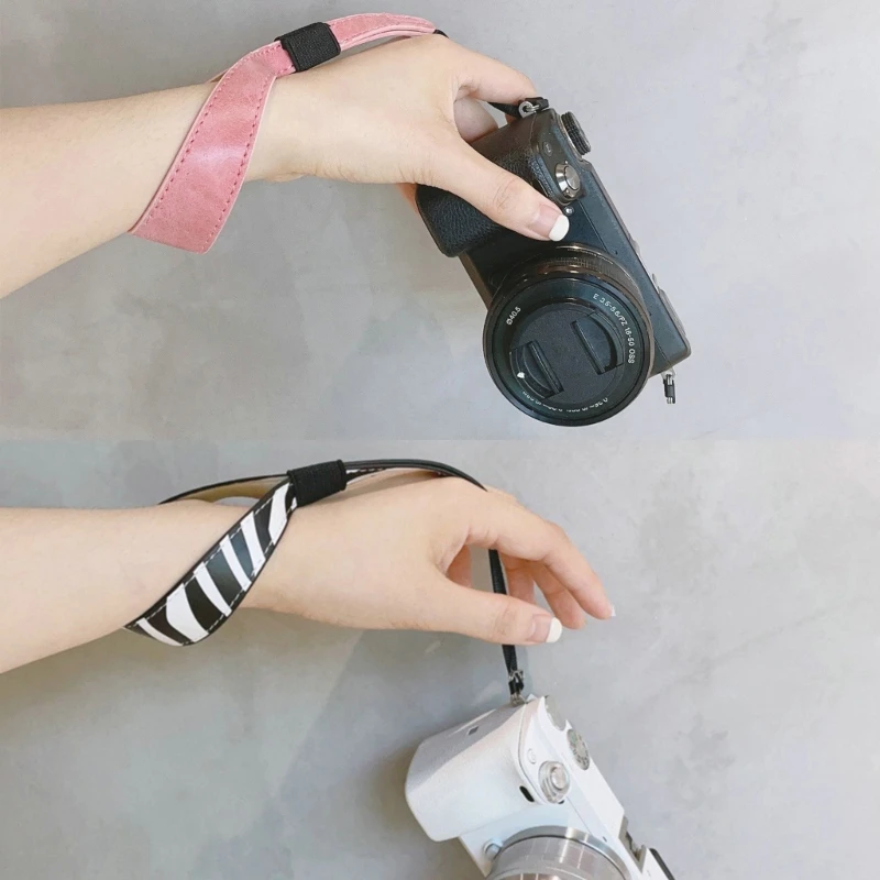 Picture 5: Adjustable Camera Wrist Strap for DSLR Mirrorless Cameras Ensures Safety PU Leather Camera Strap for M6 M50II XS10