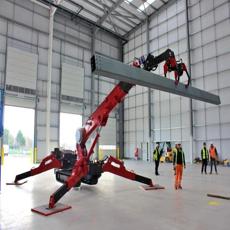 

Narrow Space Spider Crane 10m 16m 22m Lifting Height Long Boom Portable Spider Crane Lift CE Approved Spider Crane for Spain