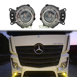 1 PAIR LH AND RH Emark E4  LED FOG LAMP USED FOR MERCEDES ACTROS MP4 FRONT LED FOG LAMP LIGHT 9608200556 9608200456