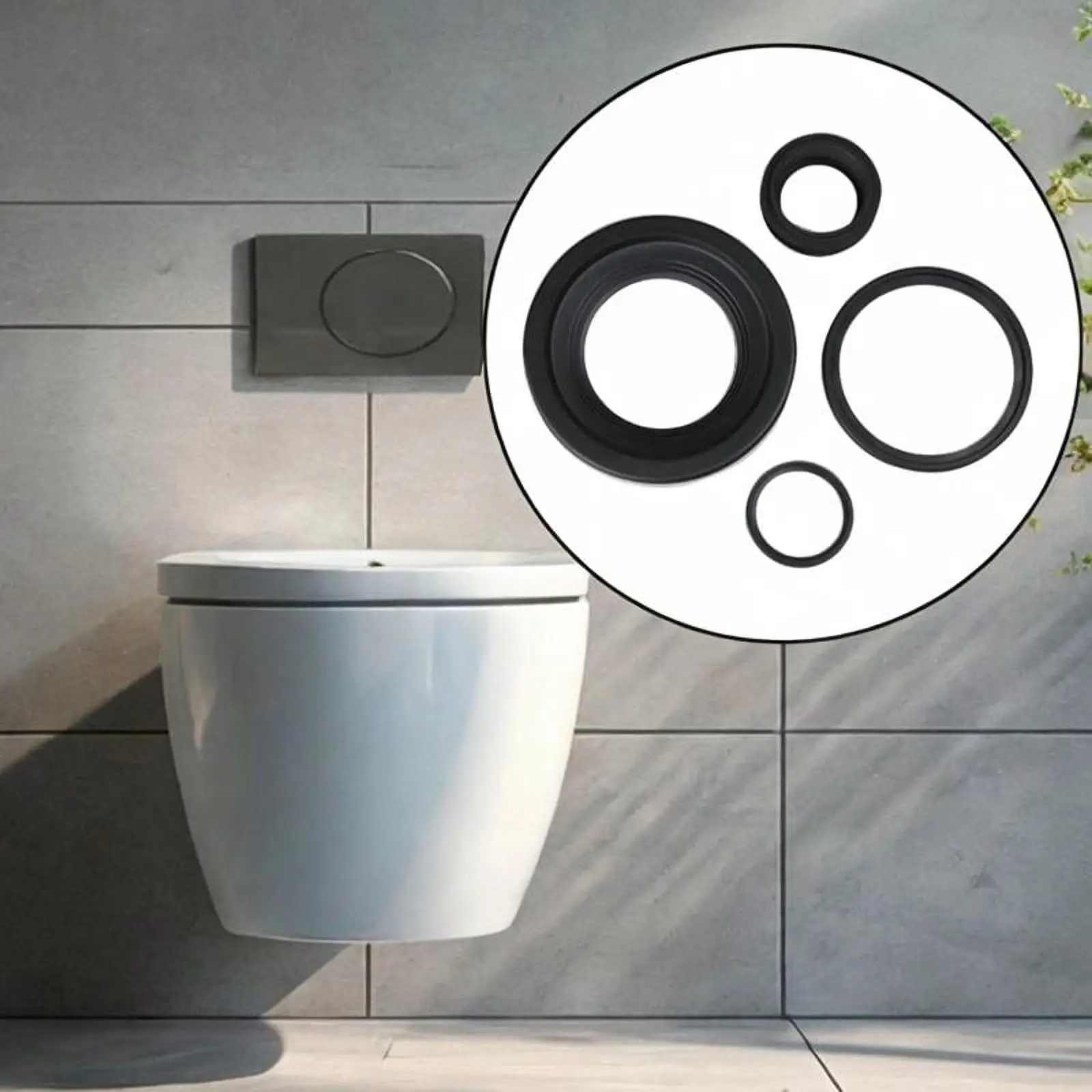 

Настенные уплотнительные кольца для унитаза, прочная резина для бытовой ванной комнаты, отеля