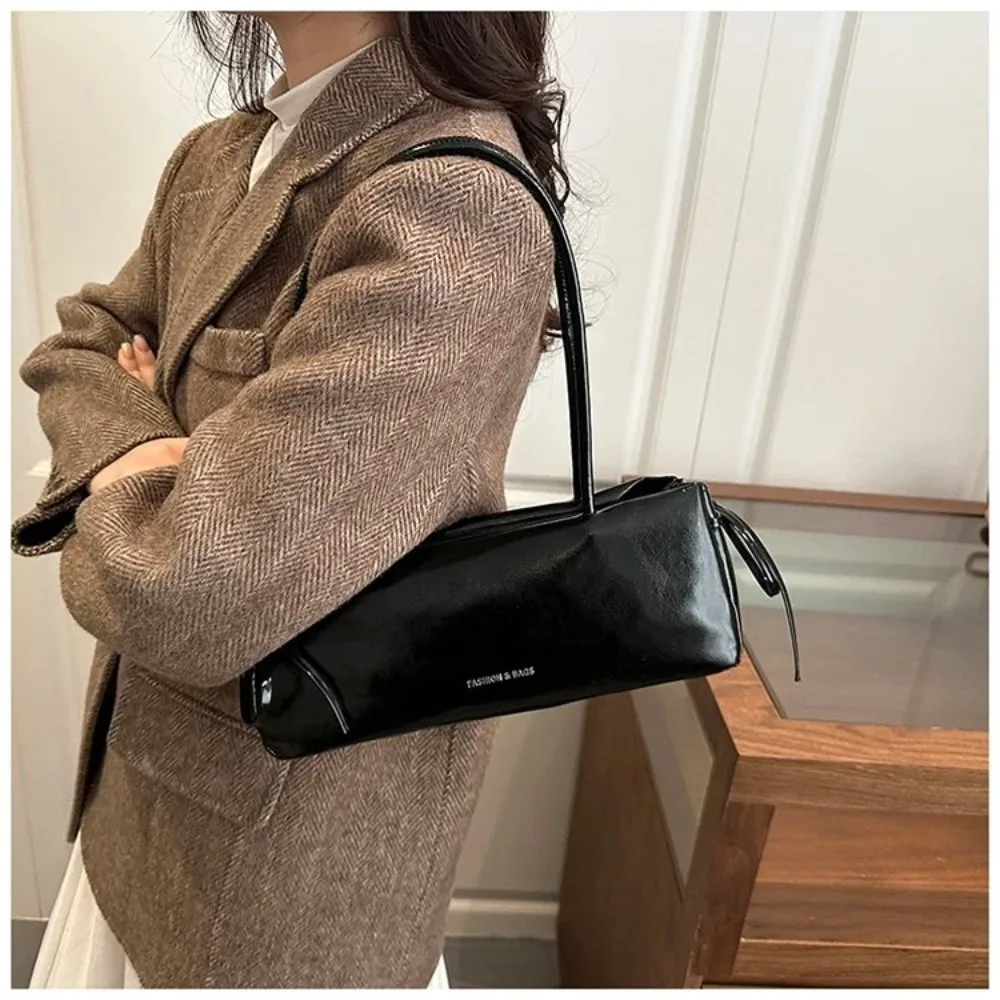 New Solid Color Women's Handbag Soft Pu with Knot Shoulder Bag Underarm Bag - view 5