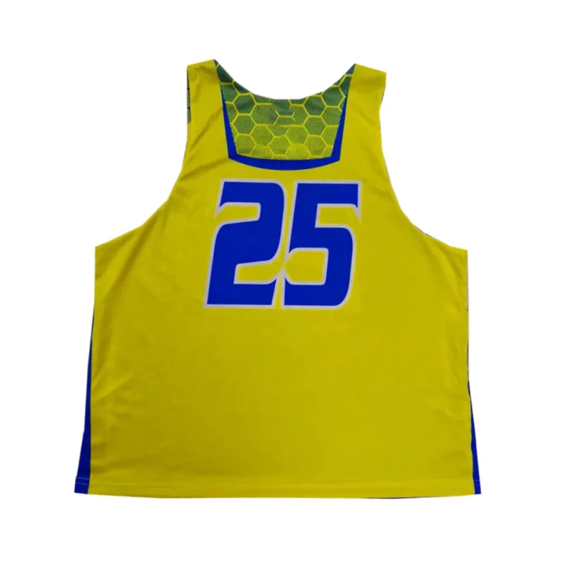 Cheap Dye Custom Sublimated Mesh Lacrosse Reversible Pinnies