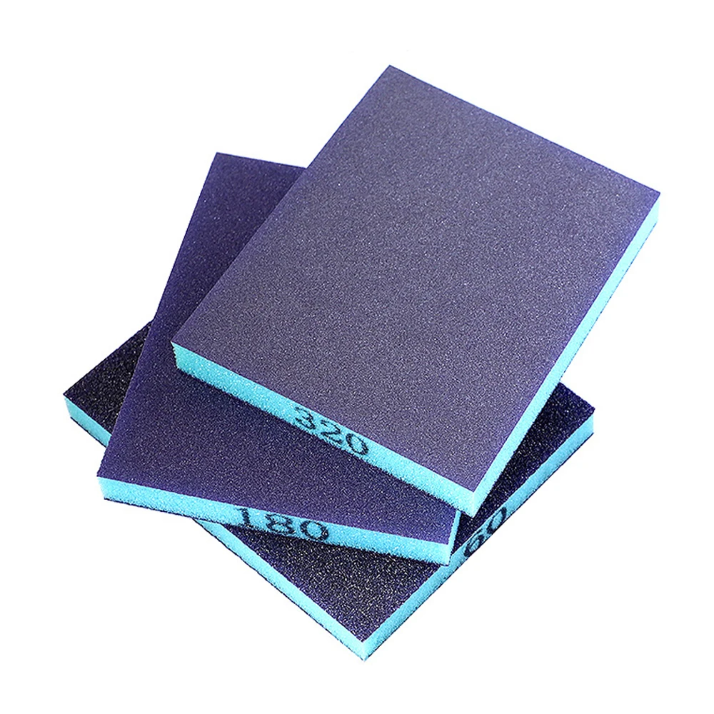 

6Pcs Grit Sanding Sponge Soft Foam Sanding Pads Reusable Wet Dry Sanding Blocks 60-320 Grit for Wood, Metal, Furniture & Drywall