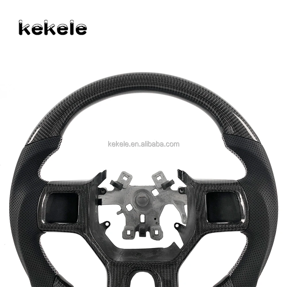 Leather Carbon Fiber Steering Wheel for Dodge Ram 1500 2500 3500  Challenger 2010 -2018
