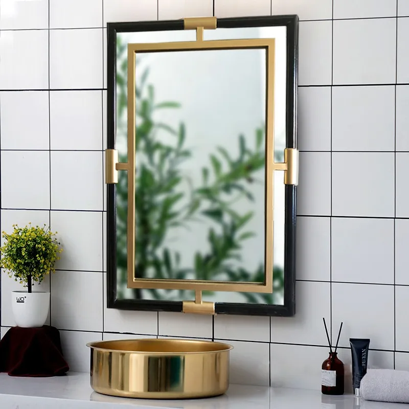 Wall-mounted vanity mirror, entrance mirror, household bathroom mirror, bedroom vanity mirror