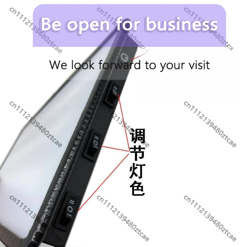 6‑Color Mini Battery Leveling Light Dimmable Auto Dent Inspection Tool No Paint Damage