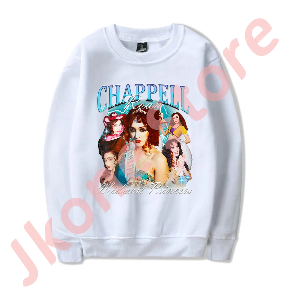 Chappell Roan Vintage Crewneck The Midwest Princess Tour Merch Women Men Fashion Casual Long Sleeve Sweatshirts