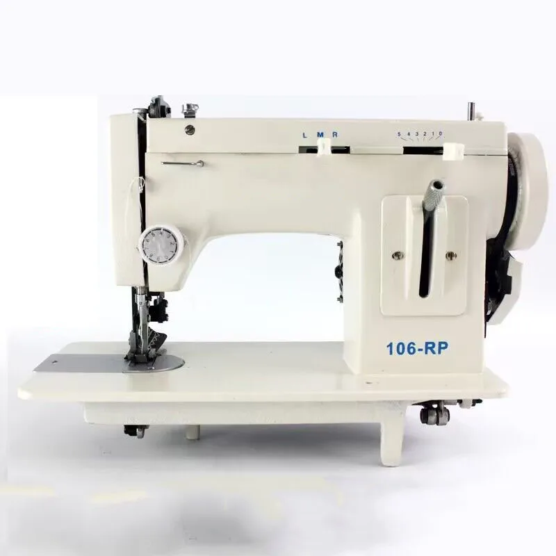 150W Household Sewing Machine 106-RP Inch Arm Fur Leather Fall Clothes Stitch Sew Machine 0-7MM adjustable leather canvas