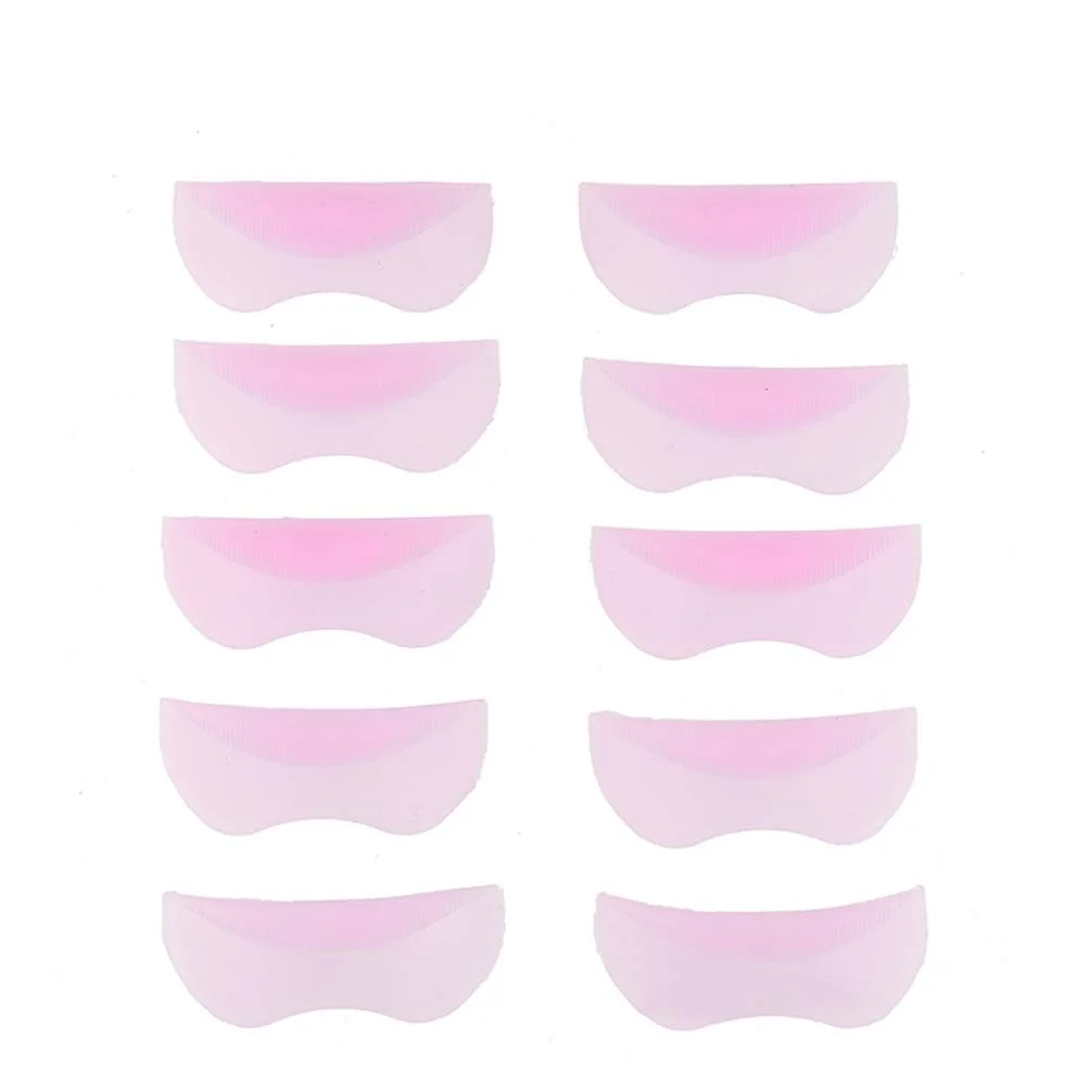 

10 Pcs Silicone Gasket Kit Eyelash Perm Extension Curler Mold Shield Pads Suite