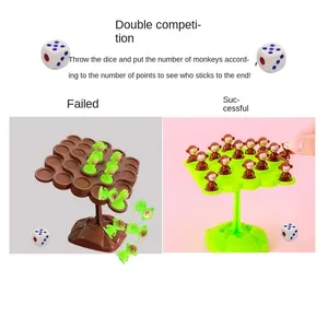 Monkey Balance Tree Focus Balance Training Kinderspielzeug Falten Musikreihe Vater Kind Interaktives Brettspiel 11 Hauptdarstellspielzeug für elektronische Verkaufsspiele - №10