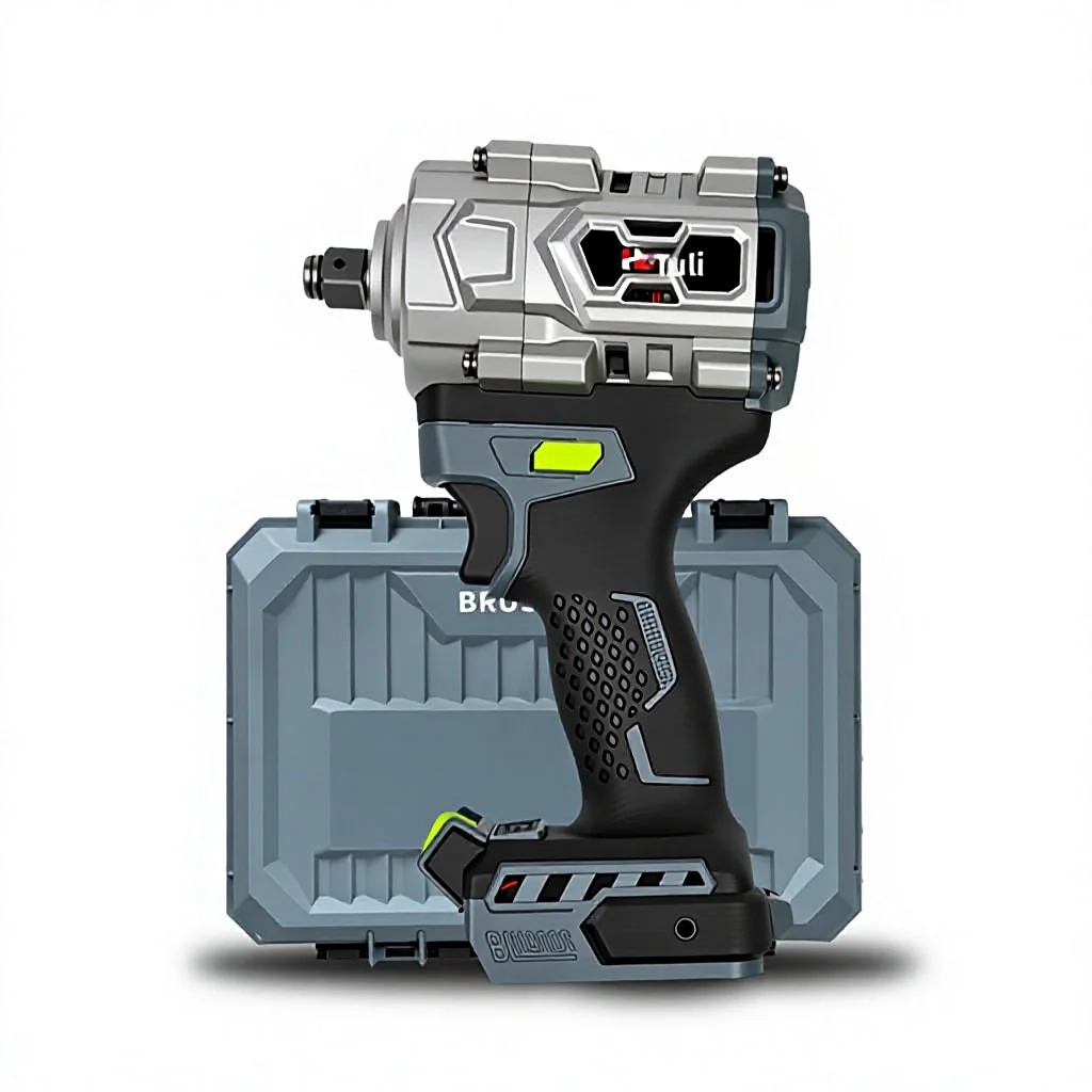Premium 550N Brushless High-Torque All-Aluminum Impact Wrench 220V 4.0Ah
