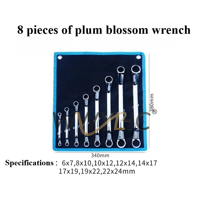 

Подходит для набора гаечных ключей двойного назначения с открытой подвесной сумкой в виде цветка сливы, аппаратным инструментом для ремонта автомобилей и ремонта машин