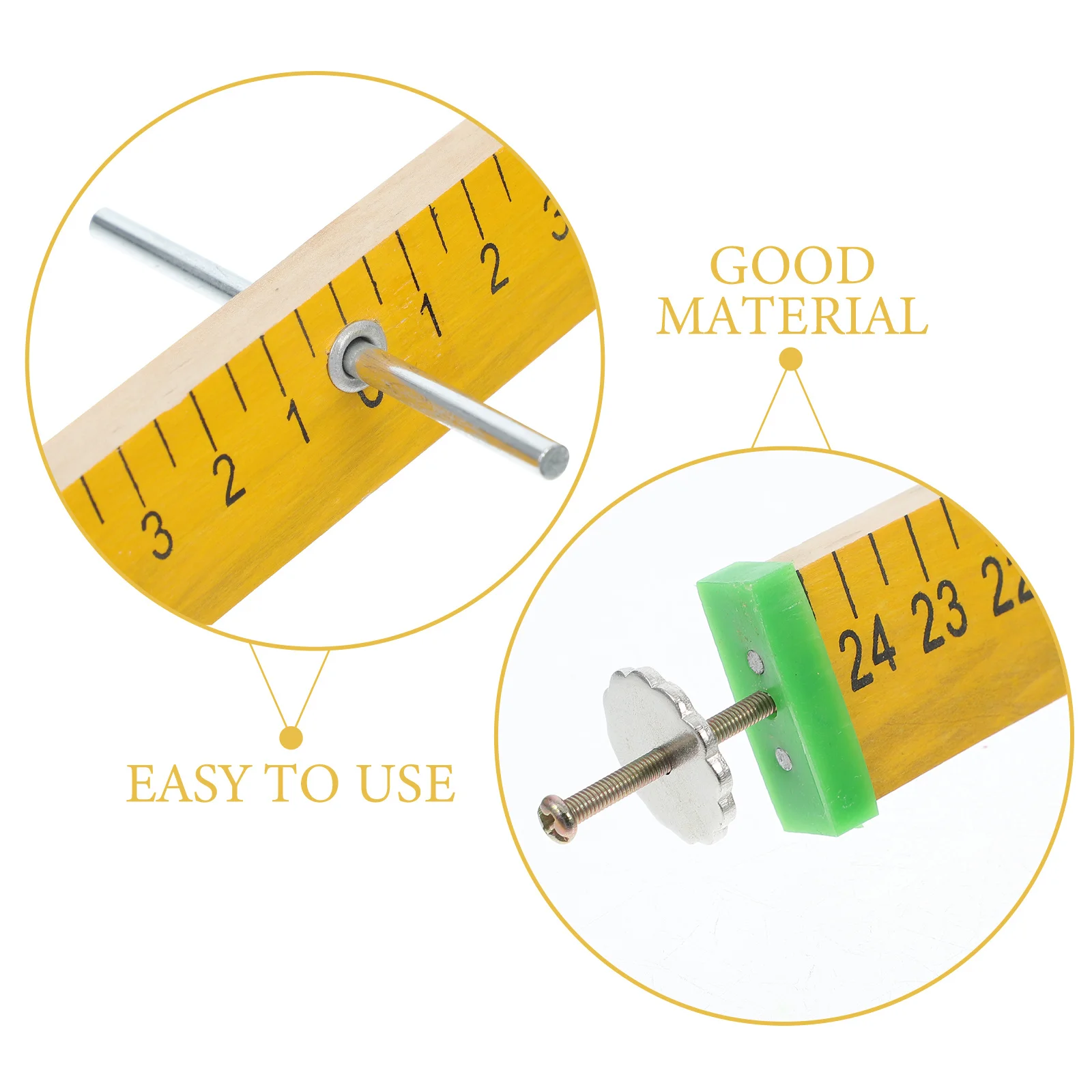 Wooden Lever Ruler with Hook Balance Scale Ruler for Mechanics Lab Physics Experiment Equipment Classroom Teaching Aid Tool - Image 2