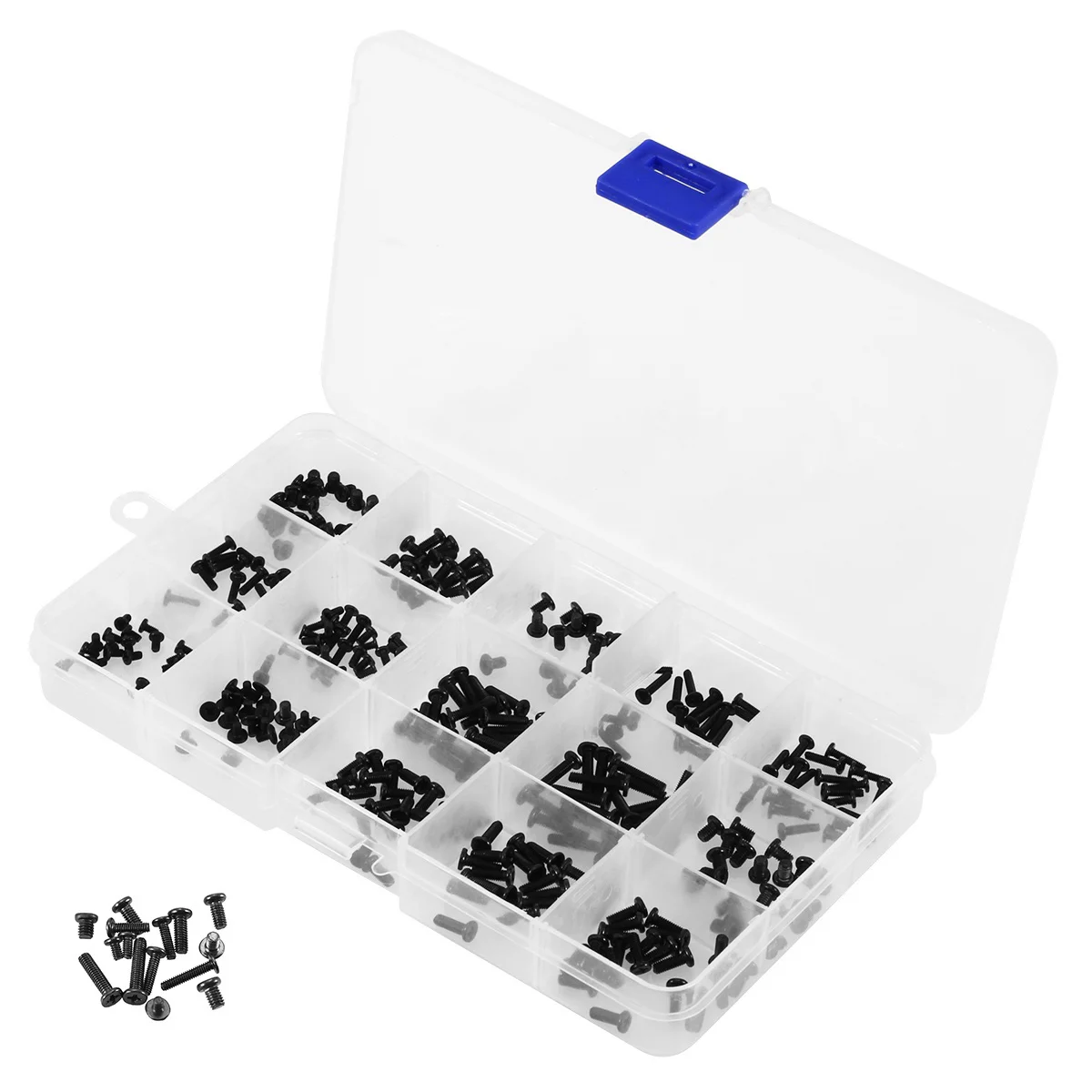 

300Pcs Screw Assorted Set Durable Steel Universal Laptop Pc Computer Repair Screws 15 Sizes for Computer Maintenance