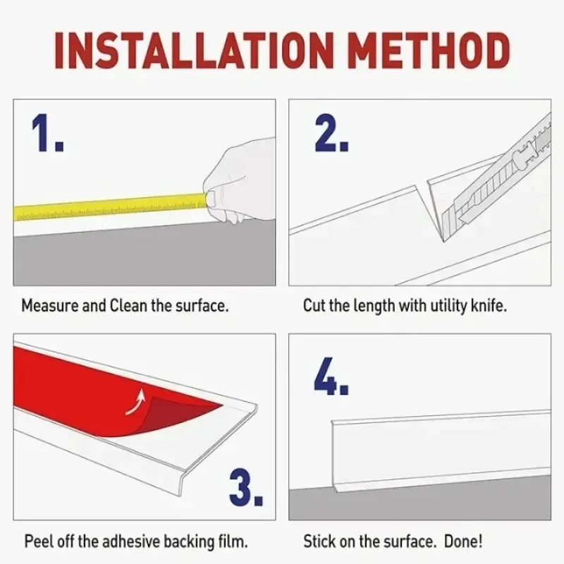 1Pc 2m/78.74 pollici Morbido PVC Battiscopa Pavimento di Plastica Battiscopa Autoadesiva Flessibile Substrato Stampaggio Parti Decorative