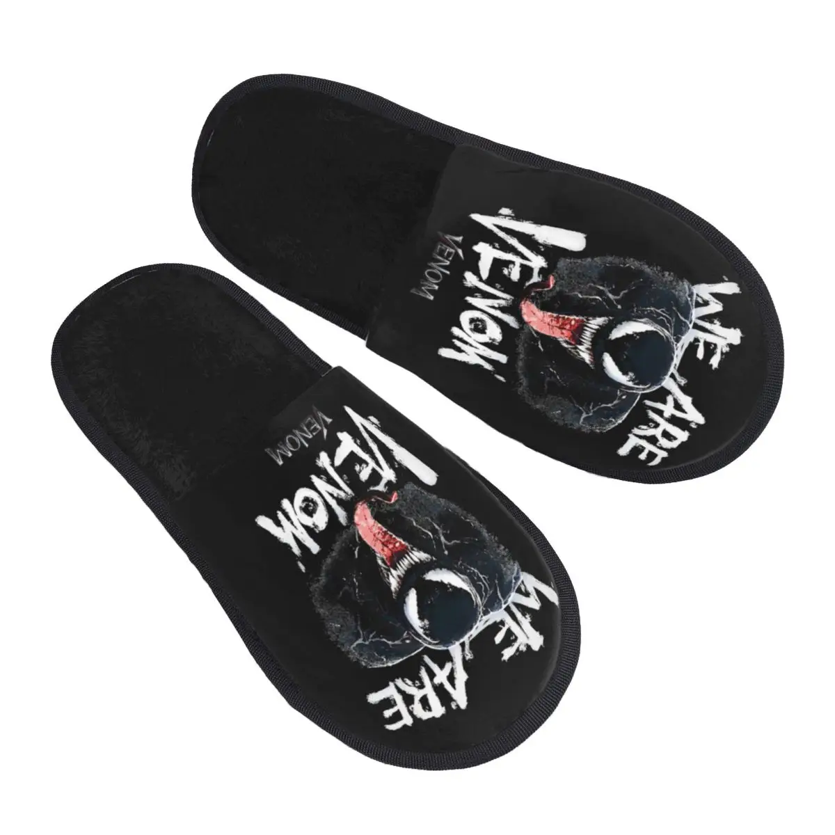 Venom The Last Dance 2024 Movie Bedroom Slippers with Memory Foam Slipper Gift for Women Men House Shoes with Anti-Skid Sole