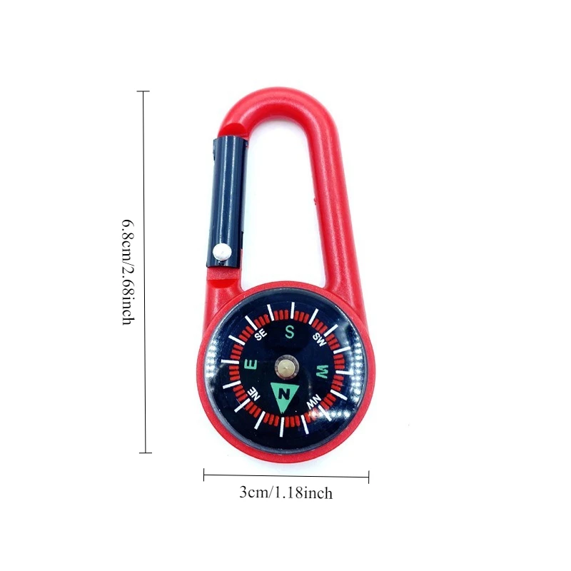 Outdoor Bergsteigen Schnalle Kompass Haken Multifunktionale Tragbare Flüssigkeit Suspension Kompass
