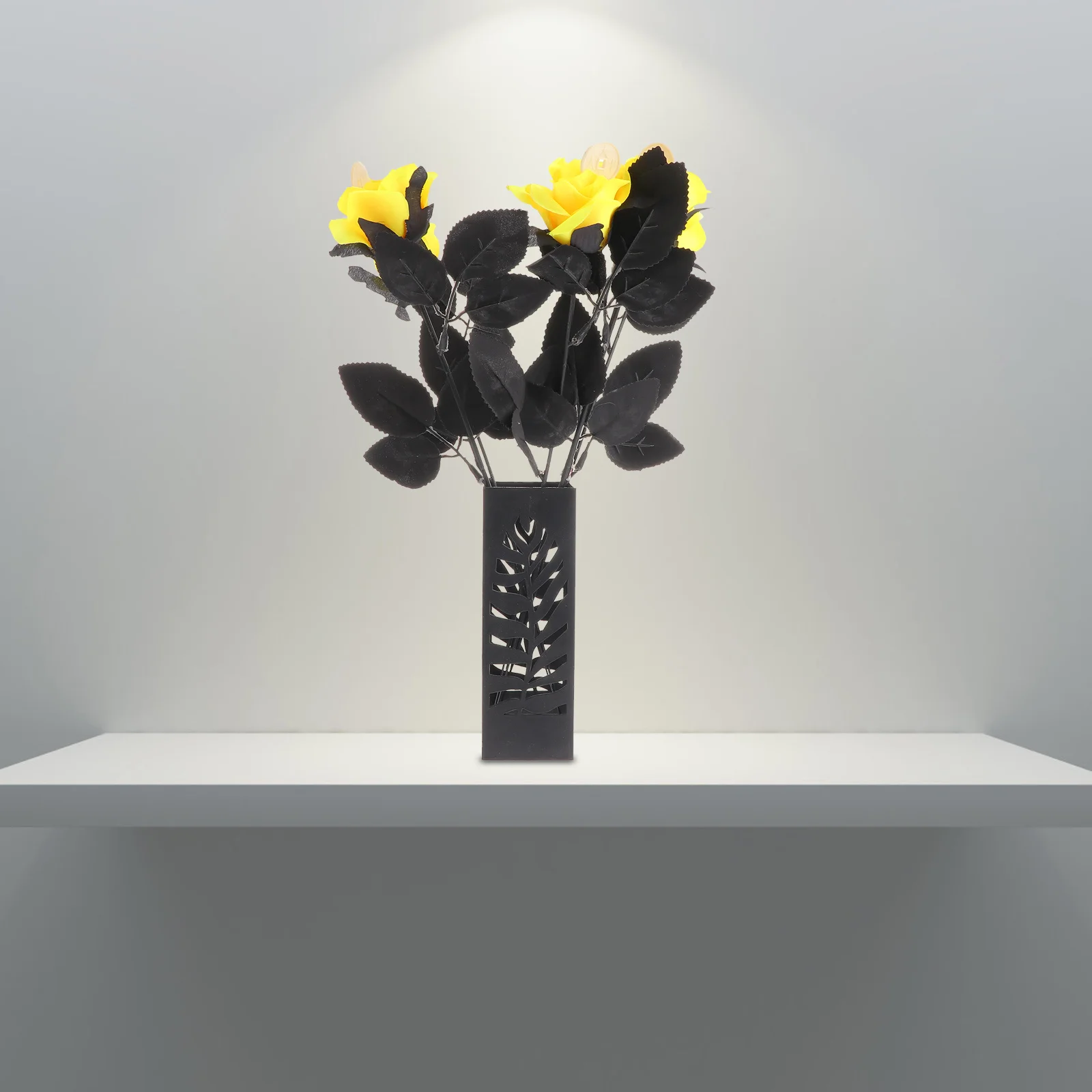 

5Pcs Imitation Flower Luck Faux Rose with Copper Coins for Bridal Bouquet Vase Decoration Home Decor Fake Rose Prop