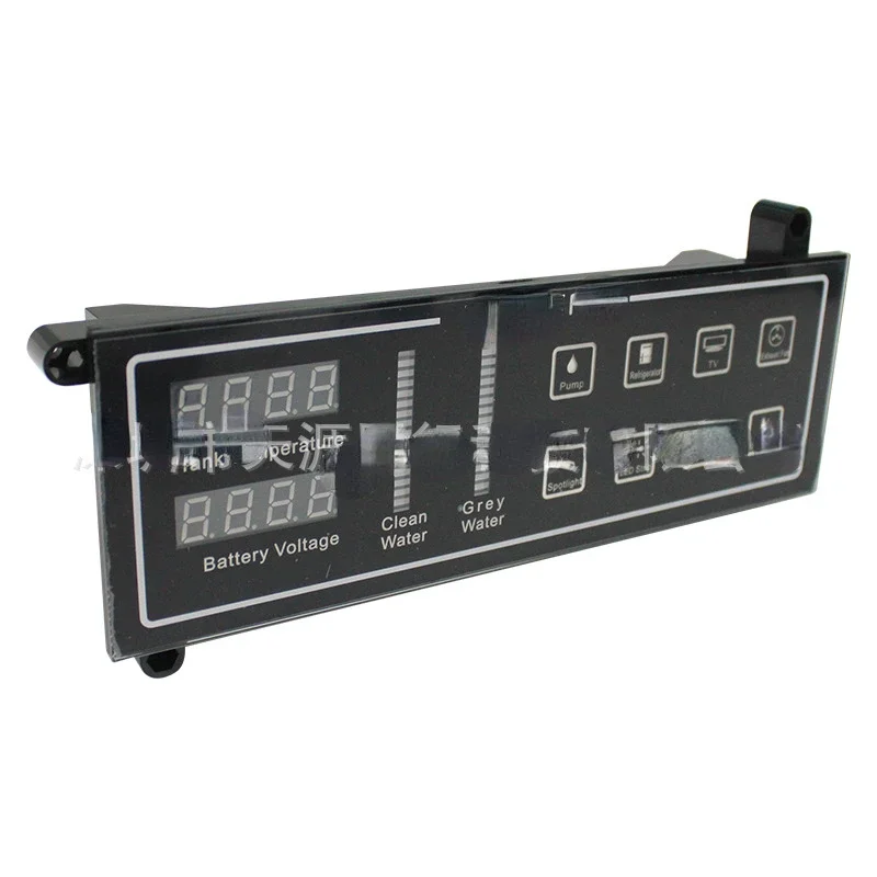 RV Switch Management System 8-Way Switch with Water Level Water Temperature Voltage Display