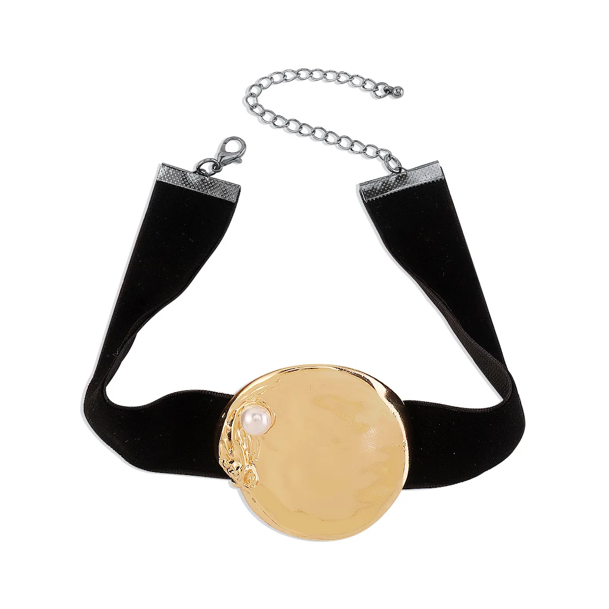 Vintage Round Black Velvet Choker Necklace For Women Fashion Elegant Ms Charming Sexy Jewelry Party Accessoris New Gift