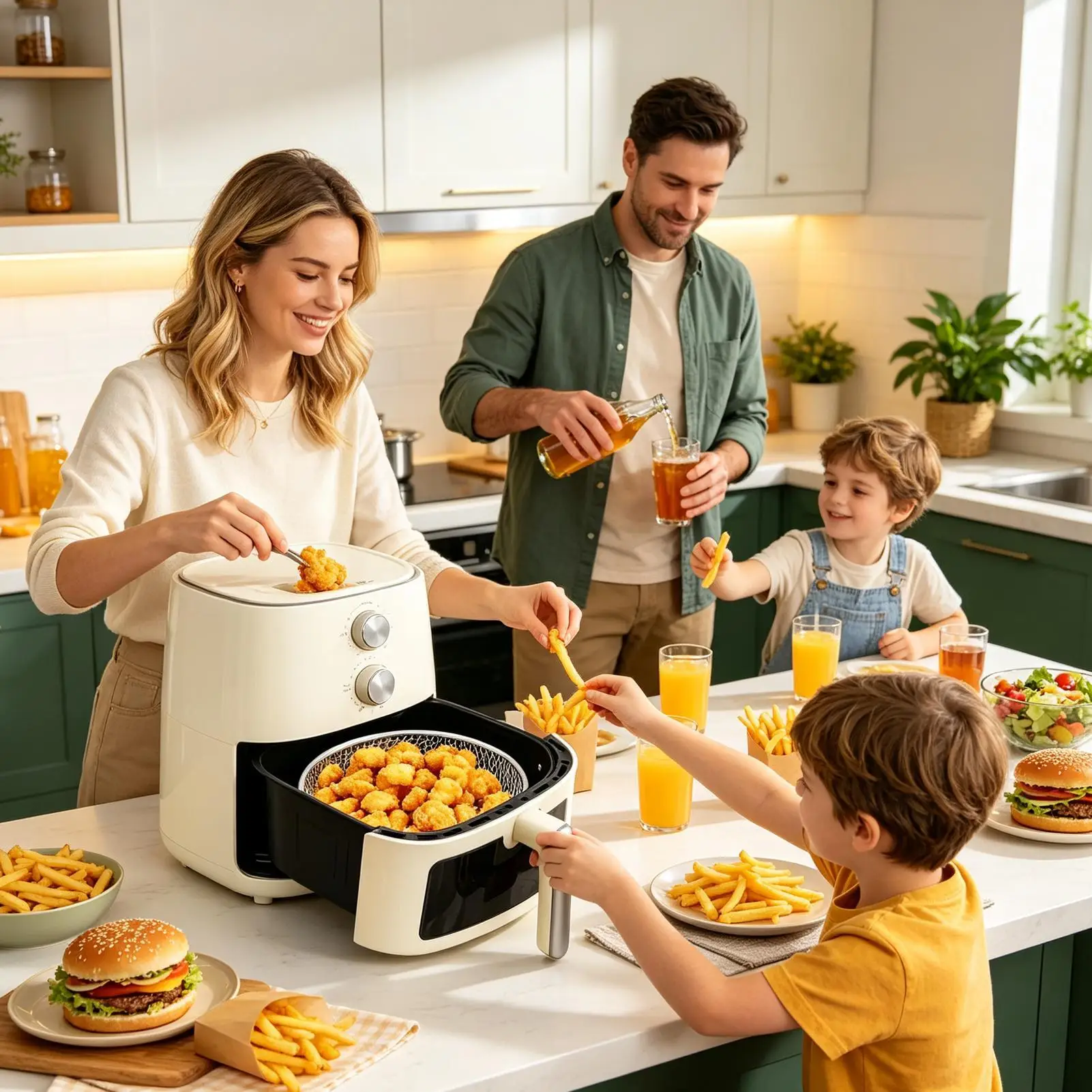 Rack for Air Fryer Stackable Stainless Steel Grill Food Baking Tray Air Fryer Basket for Kitchen Home Apartment Outdoor BBQ