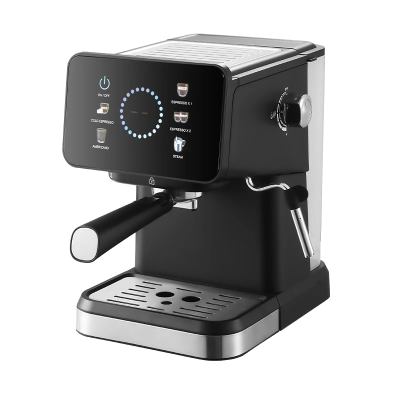 Italian Coffee Machine Household Small Semi-automatic High-pressure Steam Milk Frother Office Coffee Machine at 20 bar